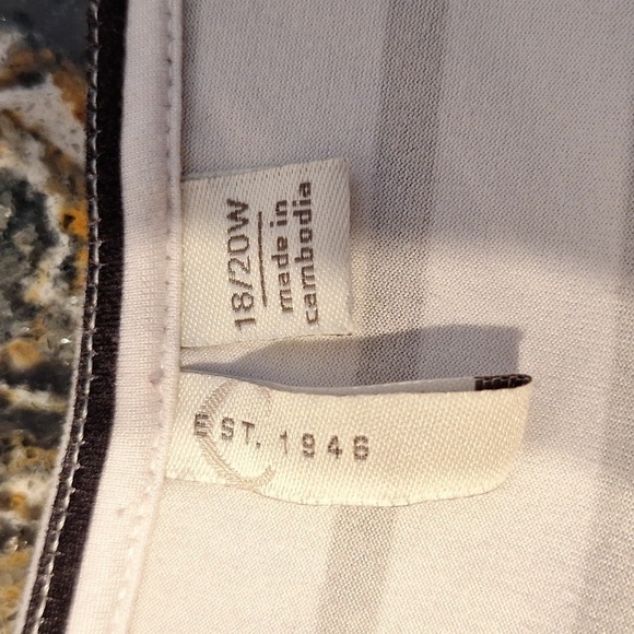 A women's Cato long sleeve stretch plus size top 18/20W - Picture 3 of 4